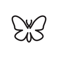 butterfly icon illustration