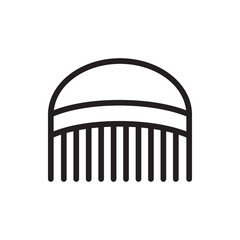 comb icon illustration