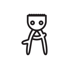 hair removal icon illustration