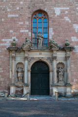 St. Peters churchs entrance. Riga, Latvia