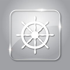 Nautical wheel icon