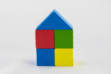 Wooden building blocks