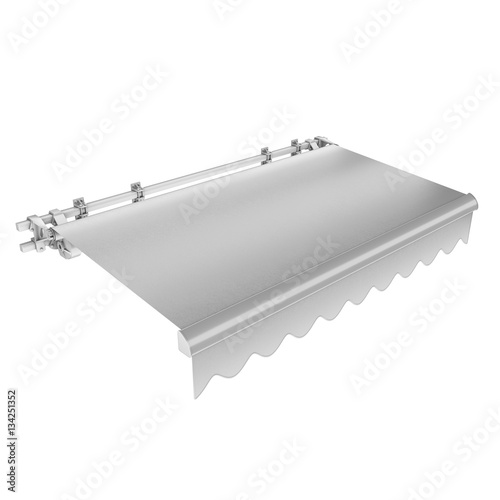 Download "Awning, canopy gray mockup. 3d rendering" Stock photo and royalty-free images on Fotolia.com ...