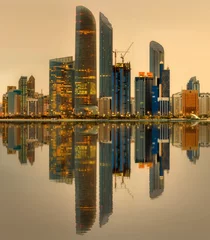 Rolgordijnen Abu Dhabi Skyline © boule1301