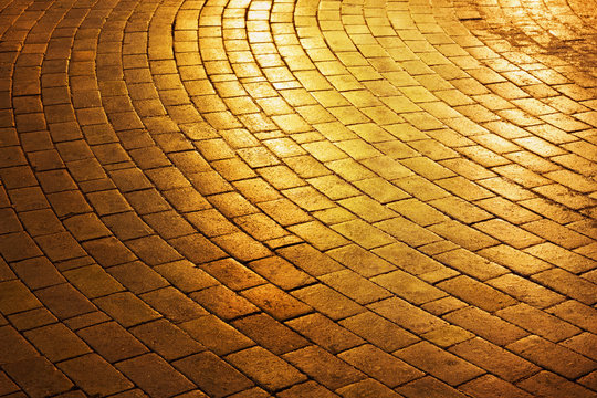 Golden brick road