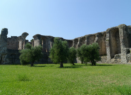 Ruins of the villa of catullus