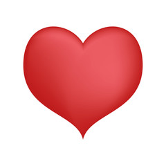 red loving heart feeeling passion design vector illustration eps 10