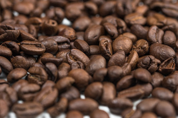 Kaffeebohnen - Hintergrund
