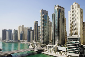 Obraz na płótnie Canvas Dubai Marina, United Arab Emirates, Asa