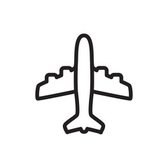plane icon illustration