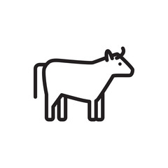 cow icon illustration