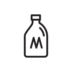 milk can icon illustration
