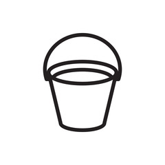 bucket icon illustration