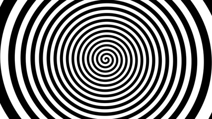 Spiral Black And White Background