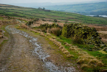 The country house. Peak District National Park. UK © DawidDobosz