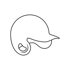 Baseball sport game icon vector illustration graphic design