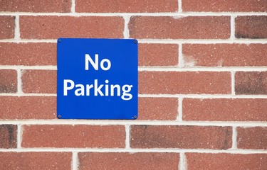 No Parking on Wall