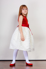 Girl in beauty princess dress