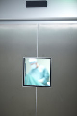 Hospital surgery door