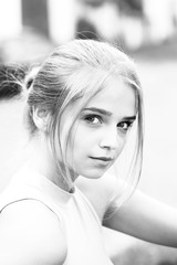 Naklejka premium Pretty sexy young woman