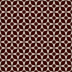 Outline seamless pattern with stylized repeating stars. Simple geometric ornament. Modern stylish texture.