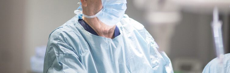 Surgeon in operating theater