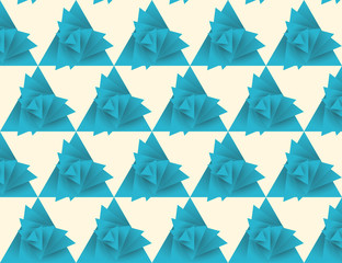 Seamless triangle pattern, whirlwind