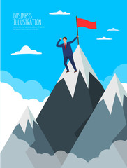 Fototapeta premium Business illustration