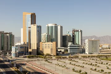 Fototapete Rund Nahen Osten Stadt Fujairah, Vereinigte Arabische Emirate  © philipus