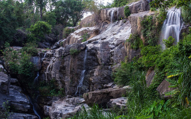 Mae Klang beauty Waterfall in Chiang Mai Province, Doi Inthanon