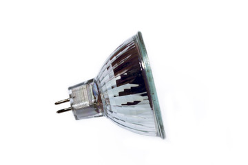dichrocy lamp on white background