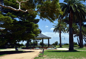 Pavillion in the middle of Catani Gardens (St Kilda, Melbourne, Australia)