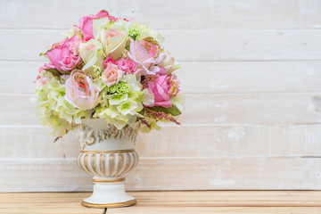 bouquet flower in vase