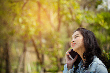 close up smartphone on hand working Businessman working with digital smartphone