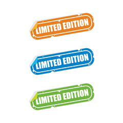 Limited Edition Sticker Labels