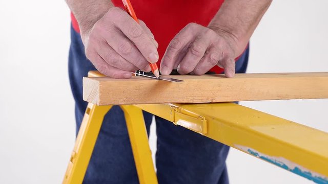 Saw Cut Mark with T-Square