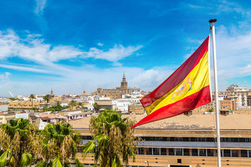 Panoramic view of Sevilla