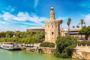 Golden tower in Sevilla