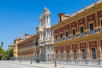 Palace of Saint Telmo in Sevilla