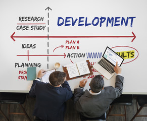 Target Achievement Goals Strategy Concept