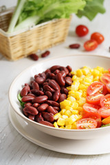 colorful fresh salad