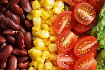 colorful fresh salad