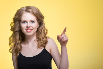 Fototapeta premium Young beautiful woman