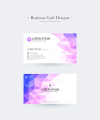 Obraz na płótnie Canvas Business card design illustration