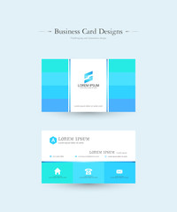 Business card design illustration