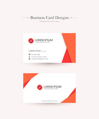 Business card design illustration