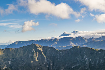 Fototapeta na wymiar Andes Range Mountains