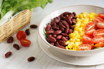 colorful fresh salad