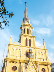 Fototapeta na wymiar Holy Rosary church in Bangkok