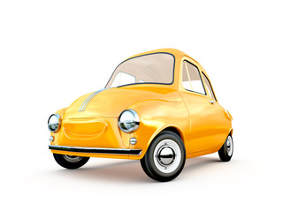 cartoon car 3D rendering